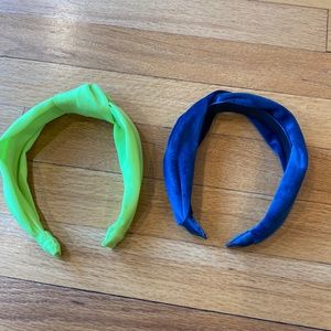 Two fashion headbands